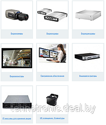 Компоненты (комплектующее) для систем видеонаблюдения