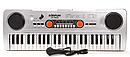 Детский электронный синтезатор пианино с микрофоном и USB, запись, 49 клавиш арт. BF-530В2, фото 3