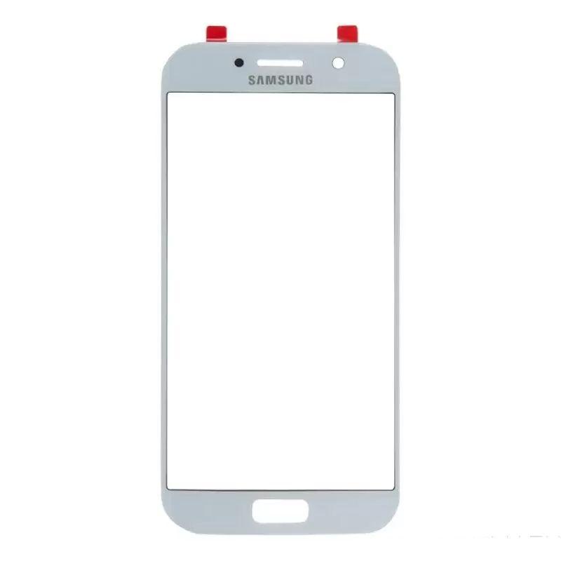 Стекло для переклейки дисплея Samsung Galaxy A5 2017 (A520F), голубое