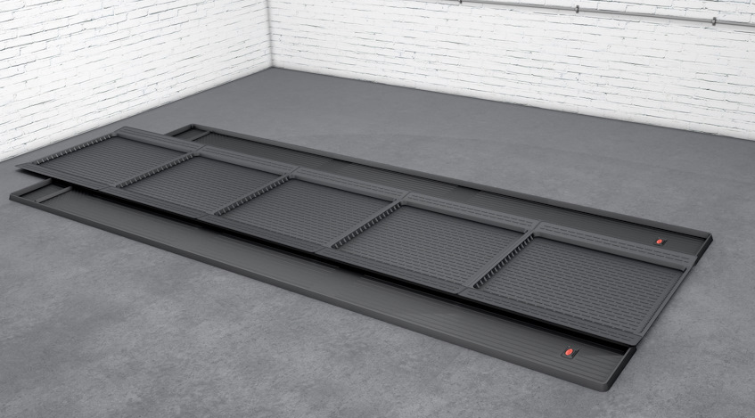 Автомобильные гаражные ковры, длина 6 метров, ширина 500 мм, высота борта 45 мм - фото 8 - id-p193979855