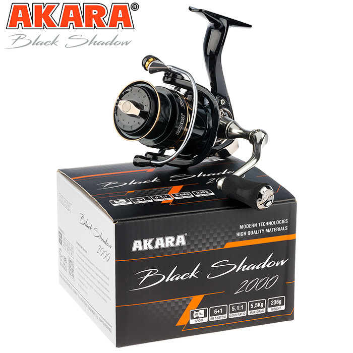 КАТУШКА БЕЗЫНЕРЦИОННАЯ AKARA BLACK SHADOW - фото 3 - id-p193979909