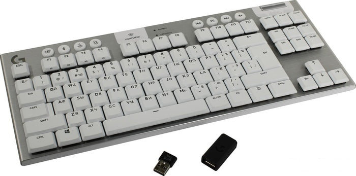 Клавиатура Logitech G915 TKL Lightspeed GL Tactile (серый), фото 2