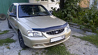 Дефлектор капота - мухобойка, Hyundai Accent 2006 2010, VIP VT-52
