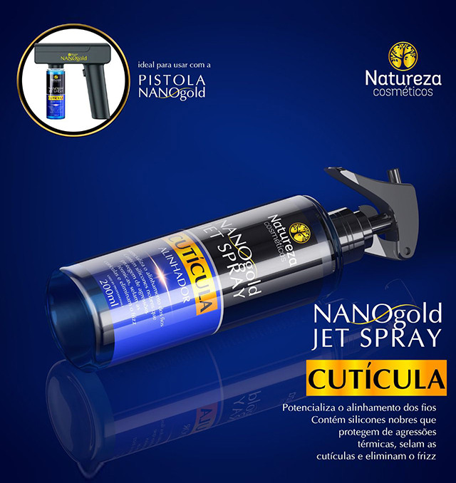 Natureza NANOgold Jet Spray Cuticula 200 ml - фото 1 - id-p193981461