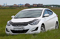 Дефлектор капота - мухобойка, Hyundai Elantra 2010-2016 , VIP TUNING