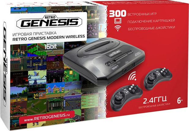 Игровая приставка Retro Genesis Modern Wireless (2 геймпада, 300 игр), фото 2