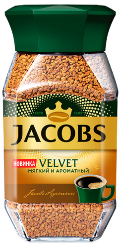 Кофе Jacobs Velvet 95г. растворимый ст.б.