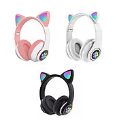 Наушники со светящимися ушками CAT EAR | Разные цвета | Беспроводные