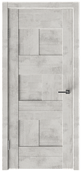 Межкомнатная дверь с покрытием экошпон Домино 1 ДГ
