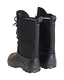 Дутики ЭВА мужские (Д-014 ч) на шнуровке с чулком (-40С), цв. черный, фото 3
