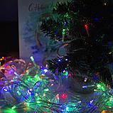 Гирлянда светодиодная новогодняя на елку (RGB, разноцветная) 12 м / 8 режимов свечения, фото 4