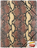 Папка на резинках Erich Krause Python Print, А4, 35 мм., пластик, 550 мкм.