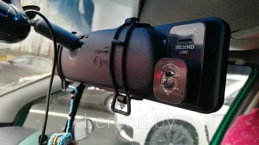 Автомобильный видеорегистратор-зеркало Eplutus D88 с задней парковочной камерой - фото 8 - id-p193995329