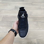 Кроссовки Air Jordan 4 Retro Black White, фото 3