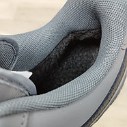 Кроссовки Nike Air Force 1 Low Gray Black с мехом, фото 6