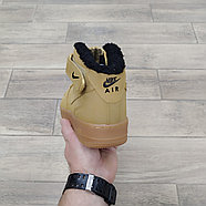 Кроссовки Nike Air Force 1 Mid 07 Flax с мехом, фото 4