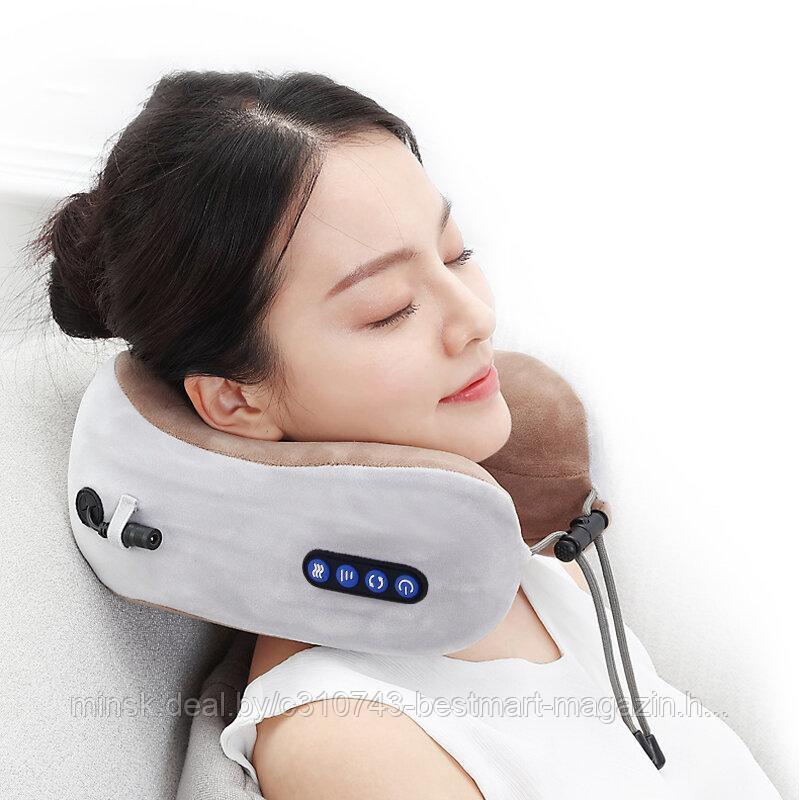 Массажер для шеи U-Shaped Massage Pillow | ZX-1902 - фото 5 - id-p177913214