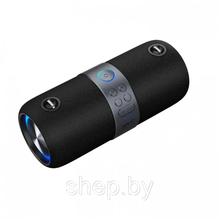 Портативная беспроводная Bluetooth колонка с LED-подсветкой Mivo M11 Black 15 Ватт с радио СУПЕРЗВУК! - фото 4 - id-p193997778