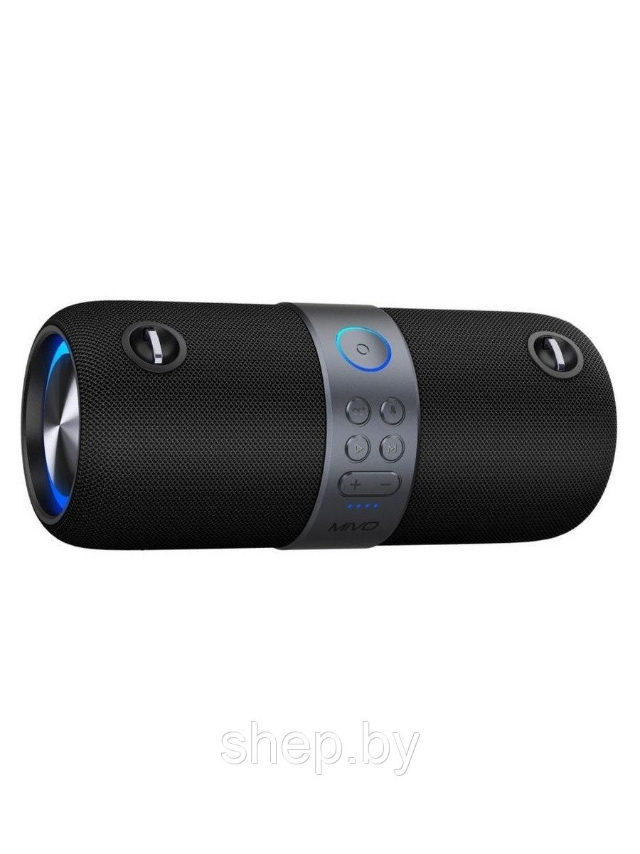 Портативная беспроводная Bluetooth колонка с LED-подсветкой Mivo M11 Black 15 Ватт с радио СУПЕРЗВУК! - фото 3 - id-p193997778