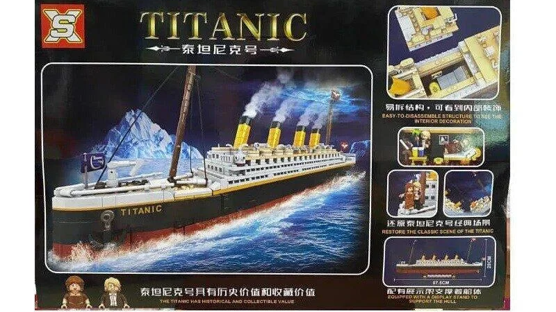 Конструктор "Титаник" SX 9099 (57 см) 1507 деталей - фото 3 - id-p193998089