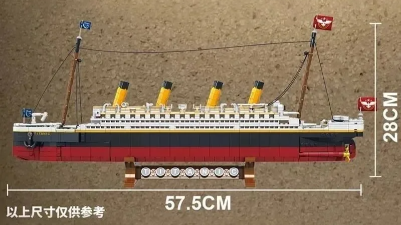 Конструктор "Титаник" SX 9099 (57 см) 1507 деталей - фото 4 - id-p193998089