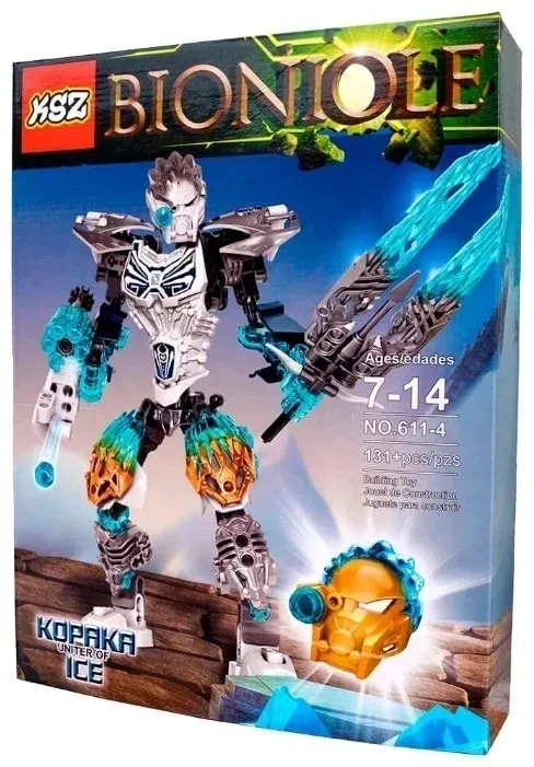 Конструктор Бионикл Bioniole 611-4 Копака: Объединитель Льда аналог Лего (LEGO) - фото 1 - id-p193998389