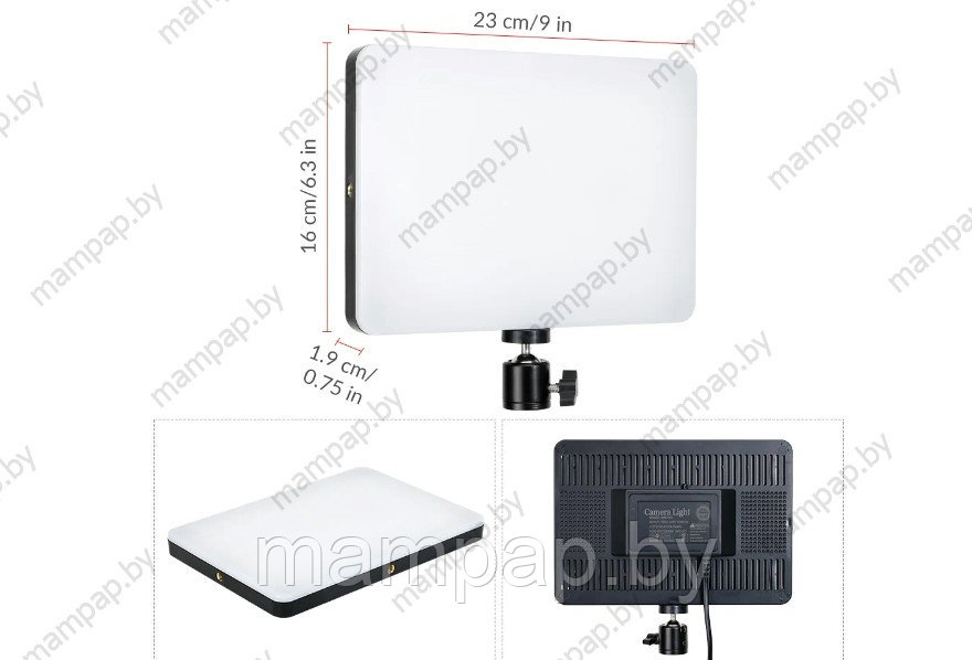 Светодиодная лампа для фото и видео съемки MM-240 Led Camera Light (23 см) - фото 5 - id-p194000665