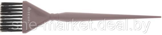 Кисть для окрашивания JB-101, фиолетовая, с черной прямой щетиной, широкая 40 мм (Dewal) - фото 1 - id-p193998403