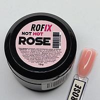 Гель для наращивания ногтей Not Hot Rose, 15гр (Rofix)