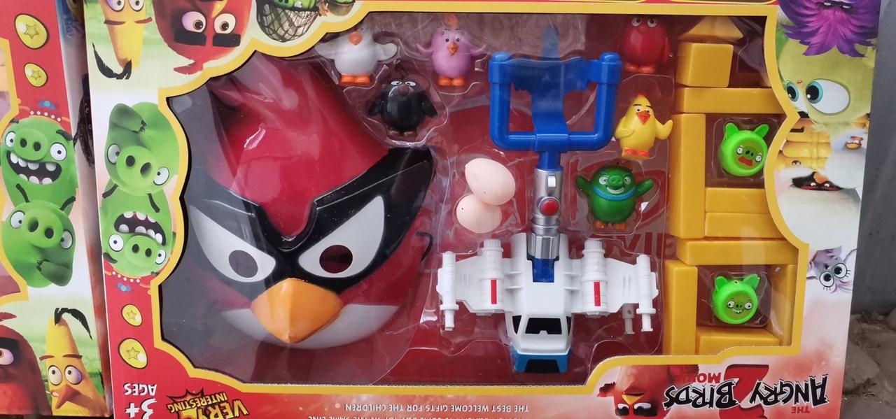 Детский игровой набор Злые птицы Angry Birds катапульта и маска