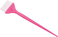 Кисть для окрашивания розовая, с белой прямой щетиной, узкая 45мм (Dewal)