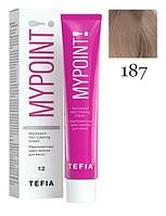 Перманентная крем-краска для волос MYPOINT SPECIAL BLONDES, тон 187 специальный блондин коричнево-фи (TEFIA)