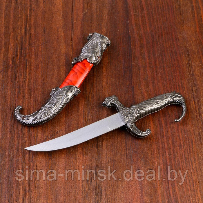 Сувенирный нож, 23 см рукоять в форме дракона