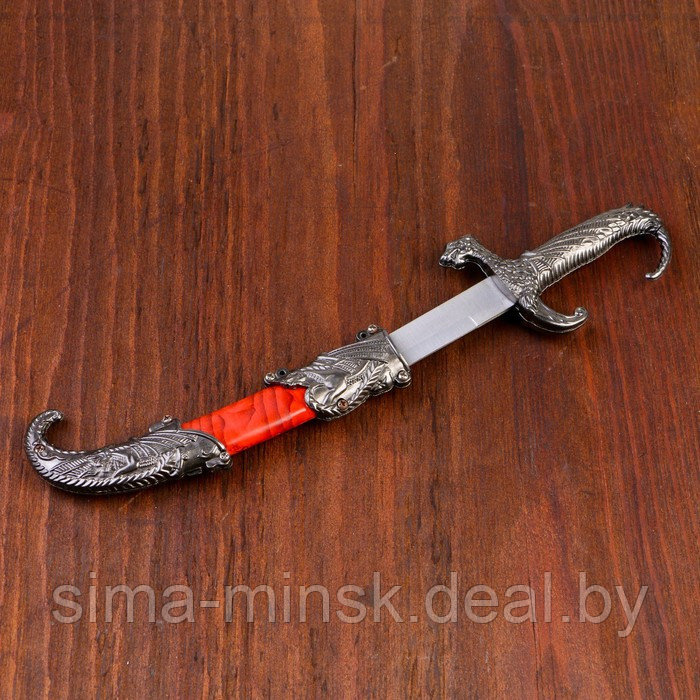 Сувенирный нож, 23 см рукоять в форме дракона - фото 3 - id-p194001952