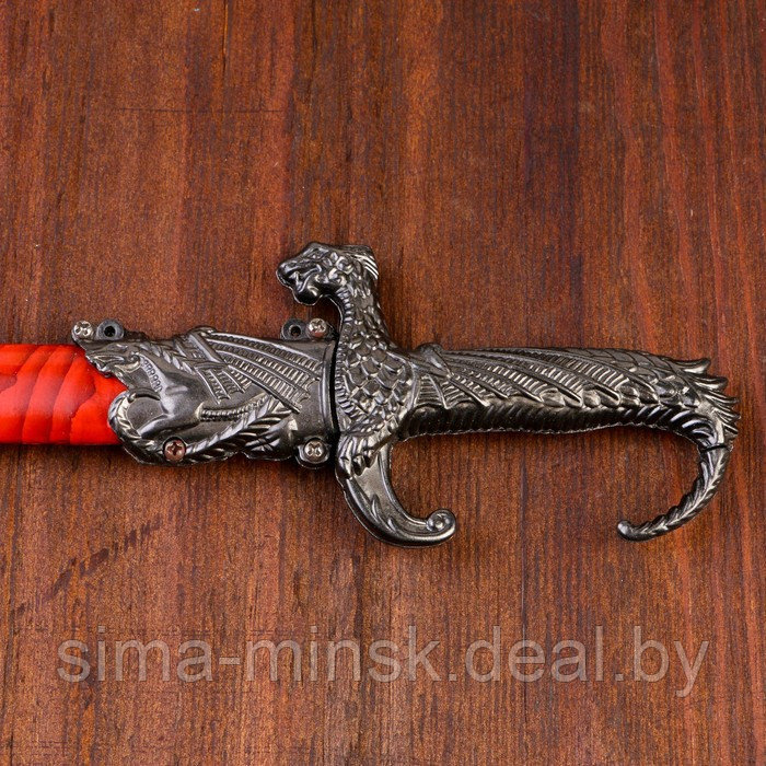 Сувенирный нож, 23 см рукоять в форме дракона - фото 4 - id-p194001952