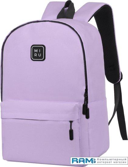 Городской рюкзак Miru City Extra Backpack 15.6 (розовая лаванда) - фото 1 - id-p194004021