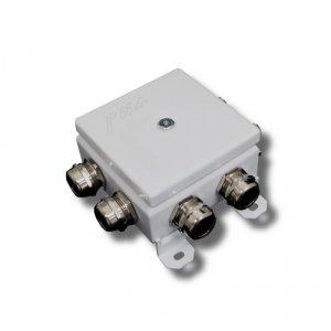 КМ-О (12к)-IP66-120х120, семь вводов