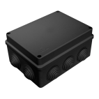 Коробка распределительная 40-0310-9005 для о/п безгалогенная (HF) черная 150х110х70 - фото 1 - id-p193991882