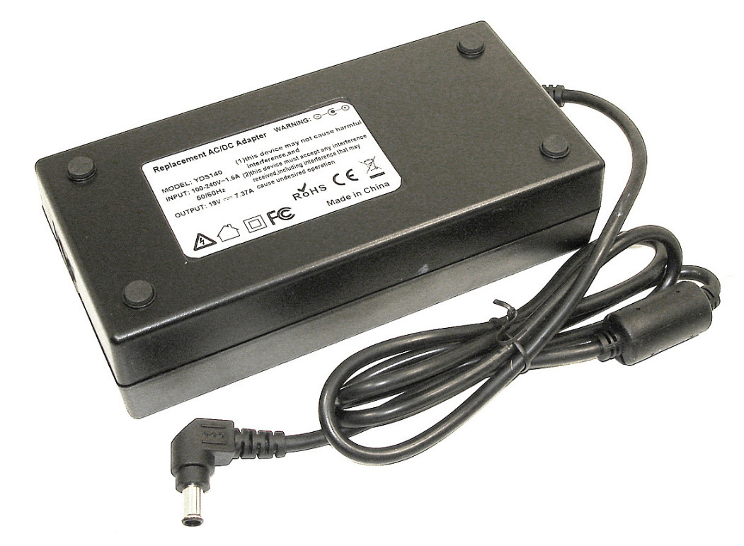 Зарядка (блок питания) для монитора LCD 19V 7.37A 140W, штекер (6.5х4.4мм)