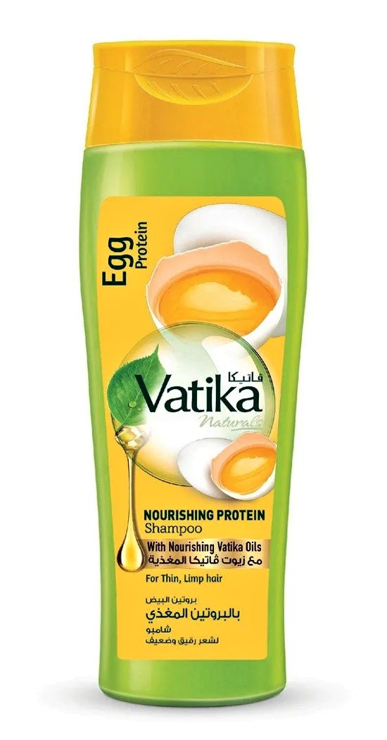 Шампунь Яичный Проитеин Vatika Egg Protein, 200мл для ломких и сухих волос - фото 1 - id-p91275668