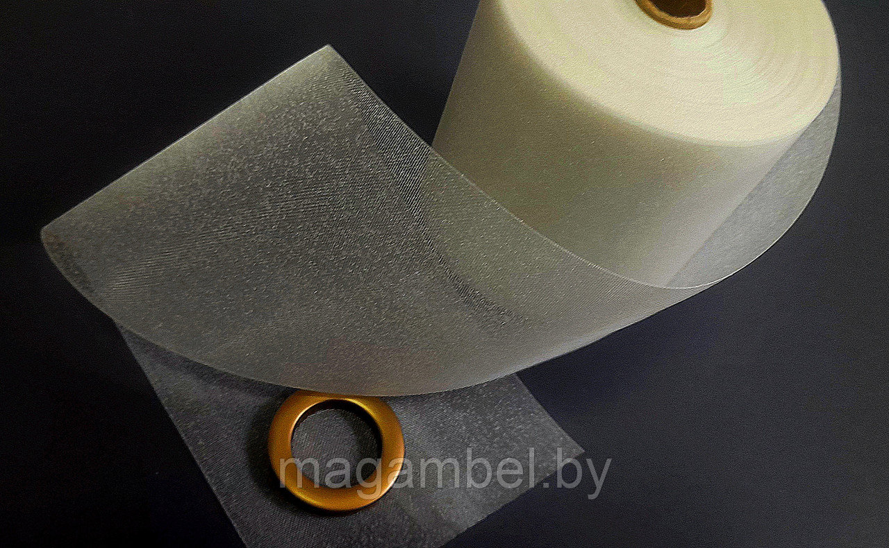 Люверсная лента клеевая для штор и гардин 14 см