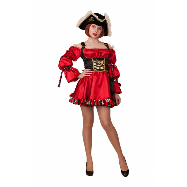 Карнавальный костюм для взрослых Пиратка 21-25 / Батик - фото 1 - id-p194020588