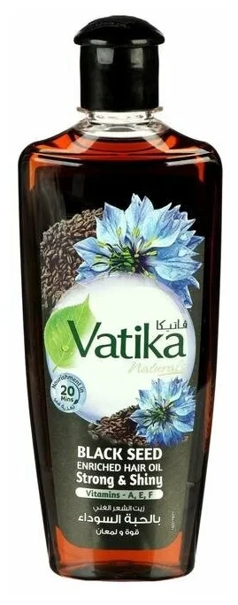 Масло для волос с экстрактом черного тмина Vatika Dabur Black Seed, 200мл - фото 1 - id-p51807923