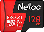 Карта памяти MicroSDXC 128GB Class 10 UHS-I(U3) (c адаптером) Netac Extreme Pro