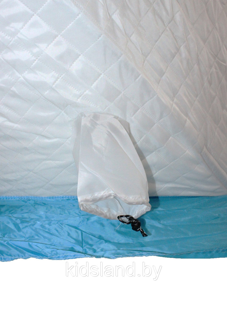 Палатка зимняя УТЕПЛЕННАЯ куб 1,8 х1,8 м, nylon 300D thermal - фото 8 - id-p193065357