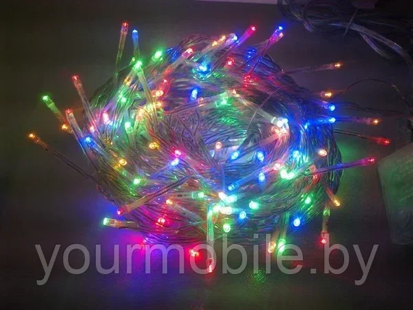 Гирлянда на ёлку цветная ZH-2 ( 7 метров) 140 led light - фото 2 - id-p194023886