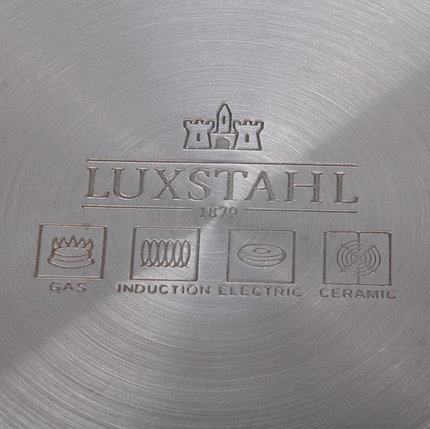 Сковороды Luxstahl из нержавеющей стали с тройным дном, фото 2