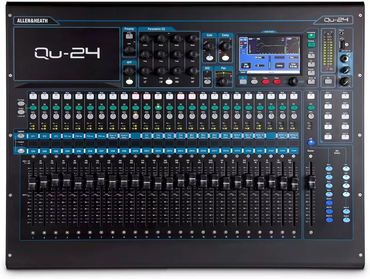 Микшерная консоль Allen & Heath QU-24