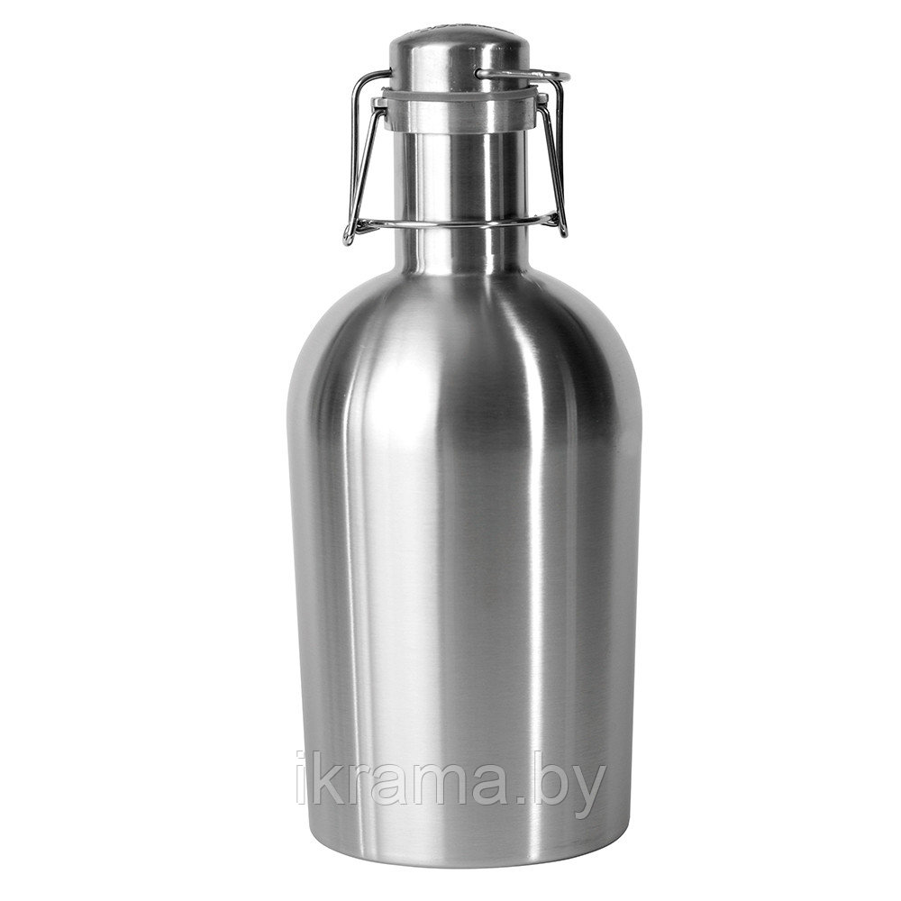 Бутылка стальная "Гроулер" 2 литра - фото 1 - id-p194024502