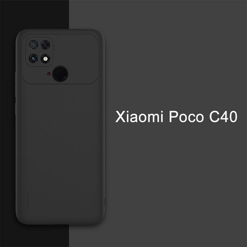 Чехол-накладка для Xiaomi Poco C40 (силикон) черный с защитой камеры - фото 6 - id-p193919162